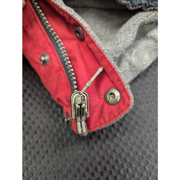 Nautica Red & Navy Reversible Winter Jacket NX2000 Size Medium - Picture 10 of 10